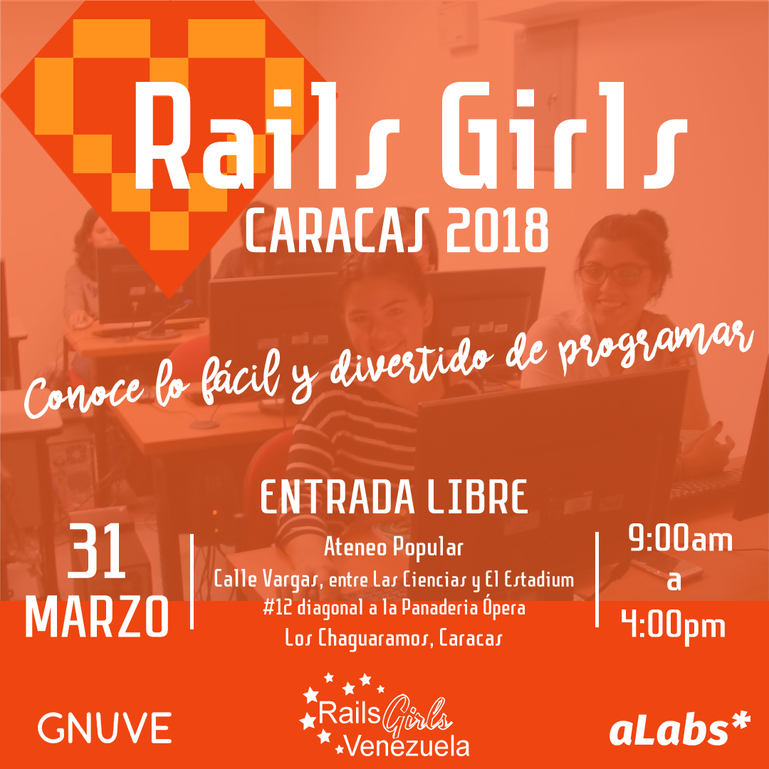 Evento Rails Girls Venezuela 2018